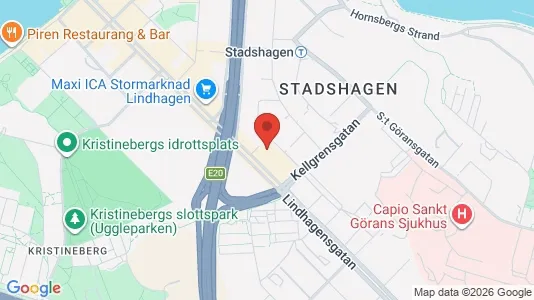 Lägenheter att hyra i Kungsholmen - kort over placeringen