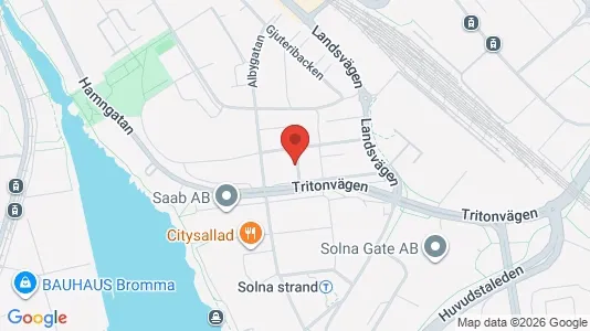Lägenheter att hyra i Sundbyberg - kort over placeringen
