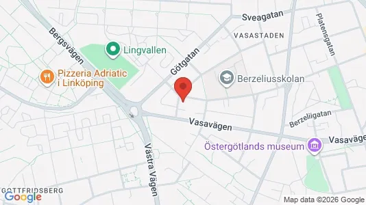 Lägenheter att hyra i Linköping - kort over placeringen