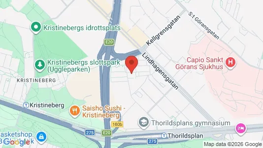 Lägenheter att hyra i Kungsholmen - kort over placeringen