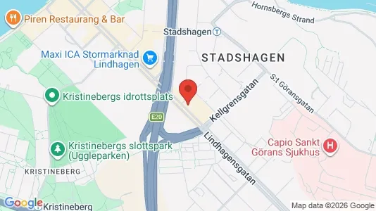 Lägenheter att hyra i Kungsholmen - kort over placeringen