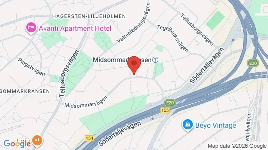 Lägenheter att hyra i Söderort - kort over placeringen