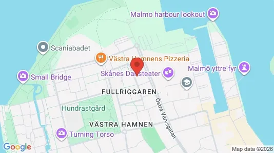 Lägenheter att hyra i Malmö Centrum - kort over placeringen