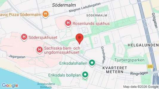 Lägenheter att hyra i Södermalm - kort over placeringen