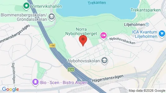 Lägenheter att hyra i Södermalm - kort over placeringen