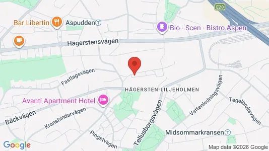 Lägenheter att hyra i Söderort - kort over placeringen
