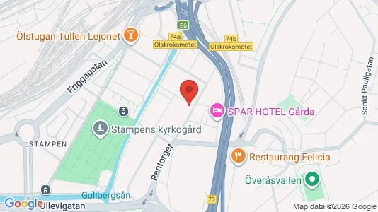 Lägenheter att hyra i Örgryte-Härlanda - kort over placeringen