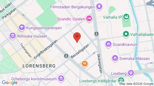 Lägenheter att hyra i Örgryte-Härlanda - kort over placeringen
