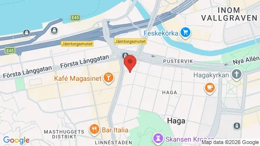 Lägenheter att hyra i Göteborg Centrum - kort over placeringen