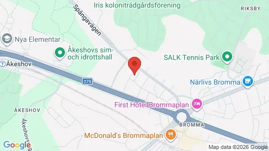 Lägenheter att hyra i Västerort - kort over placeringen