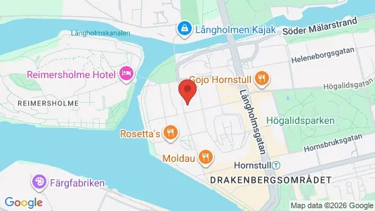 Lägenheter att hyra i Södermalm - kort over placeringen