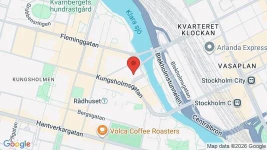 Lägenheter att hyra i Kungsholmen - kort over placeringen