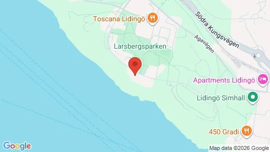 Lägenheter att hyra i Lidingö - kort over placeringen