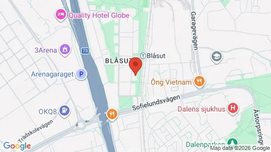 Lägenheter att hyra i Söderort - kort over placeringen