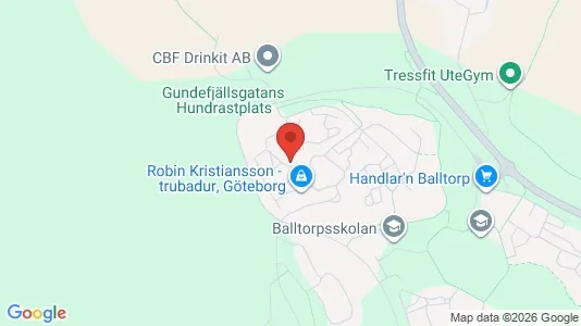 Lägenheter att hyra i Mölndal - kort over placeringen