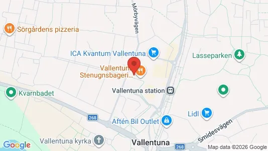 Lägenheter att hyra i Vallentuna - kort over placeringen