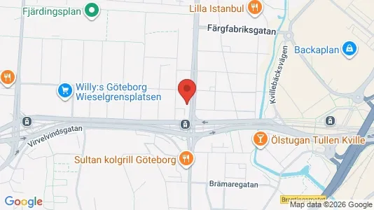 Lägenheter att hyra i Lundby - kort over placeringen