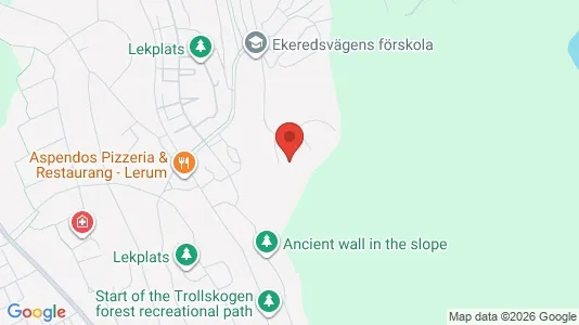 Lägenheter att hyra i Lerum - kort over placeringen