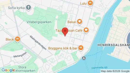 Lägenheter att hyra i Södermalm - kort over placeringen