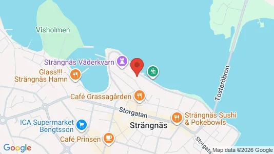 Lägenheter att hyra i Strängnäs - kort over placeringen