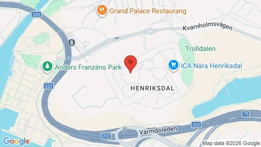 Lägenheter att hyra i Nacka - kort over placeringen