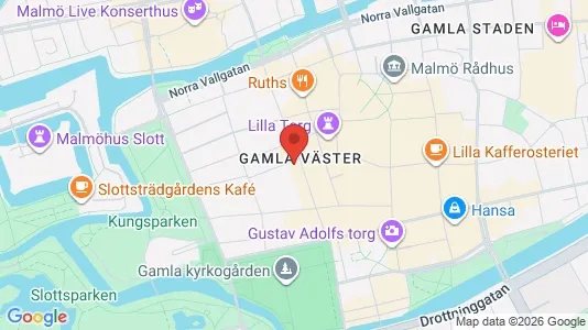 Lägenheter att hyra i Malmö Centrum - kort over placeringen