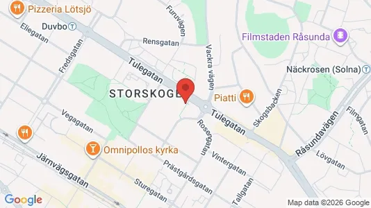 Lägenheter att hyra i Sundbyberg - kort over placeringen
