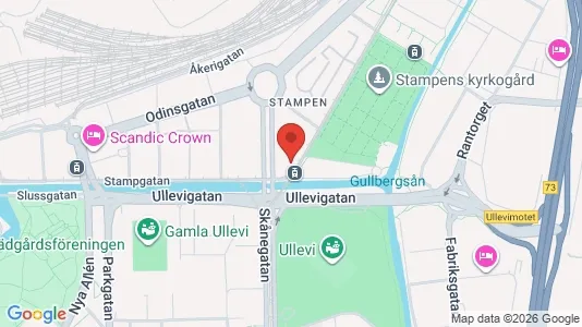Lägenheter att hyra i Göteborg Centrum - kort over placeringen
