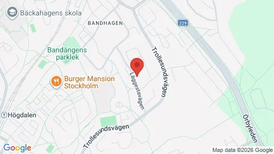 Lägenheter att hyra i Söderort - kort over placeringen
