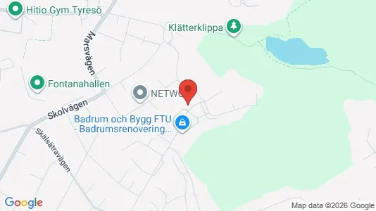 Lägenheter att hyra i Tyresö - kort over placeringen