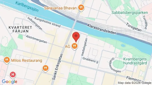 Lägenheter att hyra i Kungsholmen - kort over placeringen