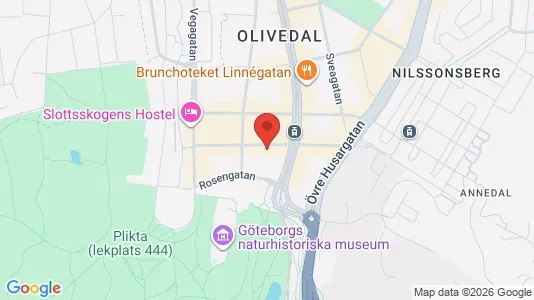 Lägenheter att hyra i Göteborg Centrum - kort over placeringen