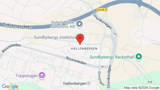 Lägenheter att hyra i Sundbyberg - kort over placeringen
