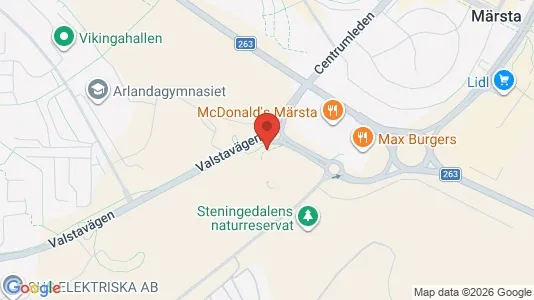 Lägenheter att hyra i Sigtuna - kort over placeringen