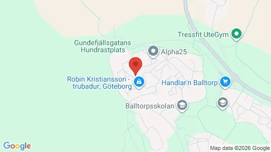 Lägenheter att hyra i Mölndal - kort over placeringen