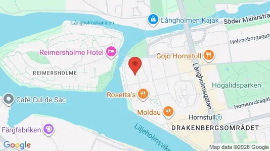 Lägenheter att hyra i Södermalm - kort over placeringen
