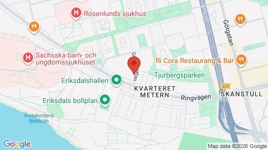 Lägenheter att hyra i Södermalm - kort over placeringen