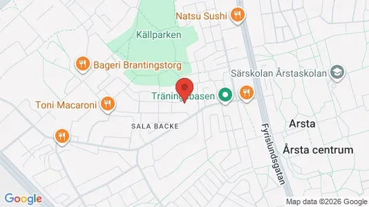 Lägenheter att hyra i Uppsala - kort over placeringen