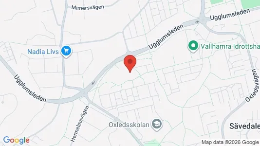 Lägenheter att hyra i Partille - kort over placeringen