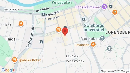 Lägenheter att hyra i Göteborg Centrum - kort over placeringen
