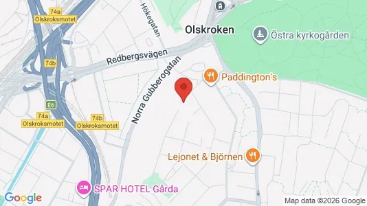 Lägenheter att hyra i Örgryte-Härlanda - kort over placeringen