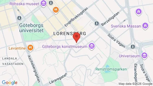 Lägenheter att hyra i Göteborg Centrum - kort over placeringen