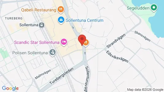 Lägenheter att hyra i Sollentuna - kort over placeringen