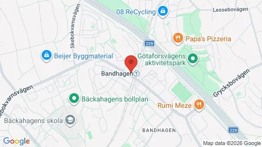 Lägenheter att hyra i Söderort - kort over placeringen