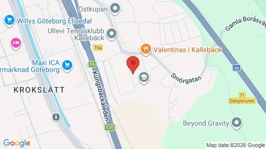 Lägenheter att hyra i Örgryte-Härlanda - kort over placeringen
