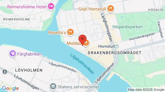Lägenheter att hyra i Södermalm - kort over placeringen
