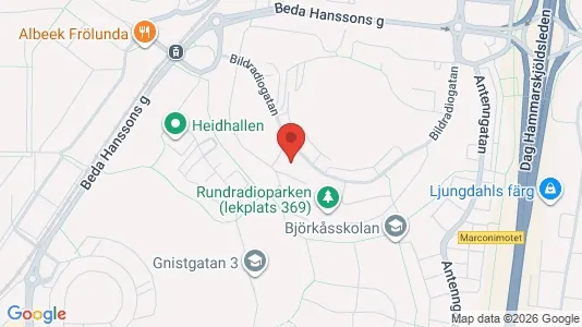 Lägenheter att hyra i Askim-Frölunda-Högsbo - kort over placeringen