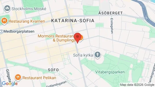 Lägenheter att hyra i Södermalm - kort over placeringen