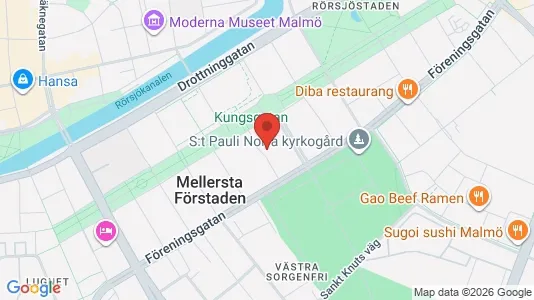 Lägenheter att hyra i Malmö Centrum - kort over placeringen