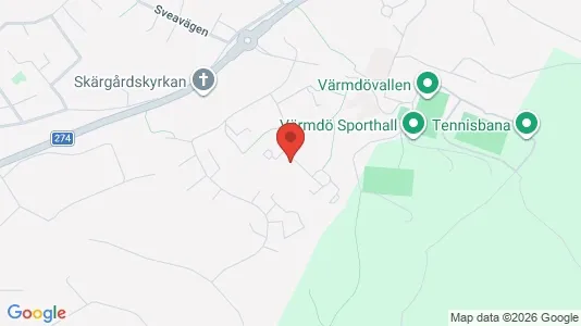 Lägenheter att hyra i Värmdö - kort over placeringen
